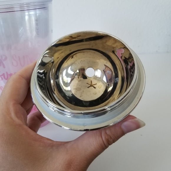 STARBUCKS Pink Frosted Frappuccino Lover Silver - Picture 9 of 9